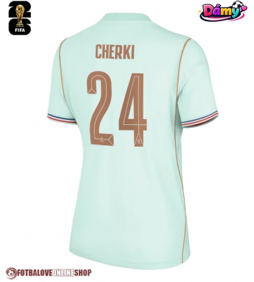 Francie Rayan Cherki #24 Venkovní Dres pro Dámy MS 2026 Krátkým Rukávem